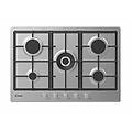 timeless chg74wx acciaio inossidabile da incasso 74. 5 cm gas 5 fornello(i)