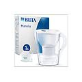 caraffa filtrante acqua marella (2. 4l) incl. 1 x filtro maxtra pro all-in-1 che riduce cloro