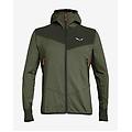 felpa con cappuccio agner hybrid polarlite durastretch full zip verde bosco xl