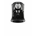 macchina caffe&apos espresso polvere/cialde nera/silver ec201cd