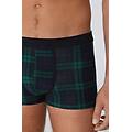 boxer in cotone elasticizzato stampato uomo blu tamaño m