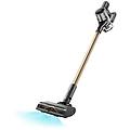 s5 aspirapolvere a bastone 2 in 1 batteria secco senza sacchetto 0 6 l 570 w nero oro 2 9 ah