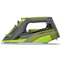 eco perfect ferro da stiro a secco e a vapore pro ceramic soleplate 2400 w verde grigio