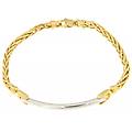 bracciale donna oro giallo bianco gl100103