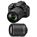 - d5600 + 18-105 vr + 55-200 vr ii garanti 3 ans