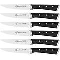 LAGOSTINA 014458500106 set coltelli da bistecca 6 coltelli in accaio inox con lama raffreddata confezione con