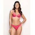 brasiliana in cotone e pizzo vicky / fucsia / m fucsia