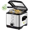 - friggitrice compatta da 1 5 l in acciaio inox 900 watt