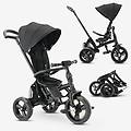 triciclo explorer pieghevole e girevole a 360º nero