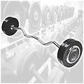 - trade shop manubri bilanciere curl curvo ondulato precaricato da 20 kg 10+10 kg bodysolid