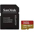 extreme micro sdsqxa1-128g-gn6aa per action camera e droni + adattatore sd velocità di