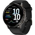 venu 4 45 mm black/slate grey with quick release silicone...