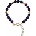bracciale con perline donna capri b371351-bv. purple