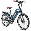 bicicletta elettrica commuter 26 pollici. batteria 36v 18. 2ah. 250w