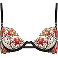 bluebella calista reggiseno nero/rosso