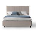 evergreenweb letto matrimoniale con contenitore bilbao beige