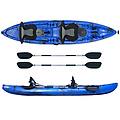 kayak canoa 2 posti enterprise evolution cm 385 blu/nera + 2 pagaie