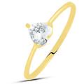 anello solitario claire oro giallo cubic zirconia collezione claire misura 58 oro giallo