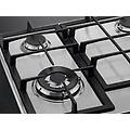 aeg - piano cottura hgb64400sm a gas 4 fuochi gas colore inox