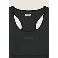 reggiseno sportivo supporto medio con logo glitter nero donna medium