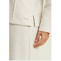 felpa donna svasata con collo alto effetto tricot white sand donna extra large