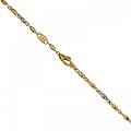 bracciale uomo in oro giallo e bianco 803321734697
