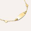 bracciale con targhetta holy oro giallo collezione holy oro giallo