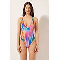 costume intero rainbow shades donna multicolore m