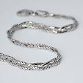 bracciale catena silver collection argento rodiato collezione silver collection bianco