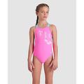 pezzo unico bambina shocking pink-water