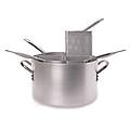 professionale cuocipasta alto con 4 spicchi in alluminio spessore 3 mm diam. 40cm