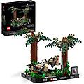 diorama star wars speeder duel su endor
