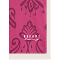 canotta floreale svasata in jersey leggero allover ikat beetroot purple donna extra small