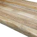 milanihome. it tavolo con piano in legno massiccio di design moderno industria marrone 200 x 77 x