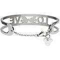 bangle lady message acciaio disney e cristalli collezione lady message argentato