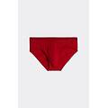 slip uomo in cotone superior con logo uomo rosso taglia 3