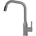 dora plus mgkdrp48 miscelatore monocomando con canna girevole e doccetta estraibile in grigio