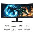 SAMSUNG monitor gaming odyssey g75f 40" wuhd curvo-black