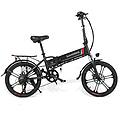 bicicletta elettrica pieghevole 20lvxd30ii 48v-10. 4ah (499wh) ruota 20