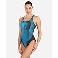 allegra w costume piscina donna azzurro 44