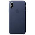 Apple Leather Case Iphone Xs Max Midnight Blue