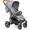 s4 304110545000 passeggino air + con manico in pelle grigio