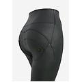 pantaloni push up wr. up in similpelle con vita altissima nero donna extra small