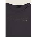 t-shirt donna con grafica in strass e logo sul fondo forged iron donna small