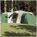 - tenda da campeggio a cupola per 12 persone verde impermeabile