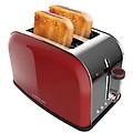 tostapane toastin' time 850 red lite acciaio inox doppia fessura 850w rosso