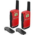 talkabout t42 ricetrasmittente 16 canali nero-rosso