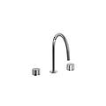 batteria lavabo 3 fori con bocca fissa senza scarico serie jo jo052cr cromato ottone