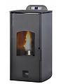 termostufa a pellet modello katia idro 13 kw colore antracite new