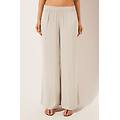 pantaloni a palazzo lucidi donna naturale s